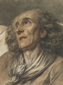 Jean-Baptiste Greuze - Bust of an Old Man | Жан-Батист Грёз