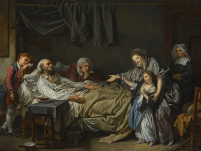 Jean-Baptiste Greuze - The Charitable Lady | Жан-Батист Грёз