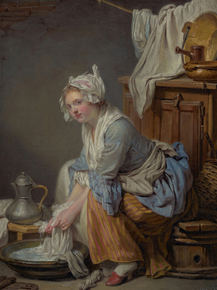 Jean-Baptiste Greuze - The Laundress. La Blanchisseuse | Жан-Батист Грёз