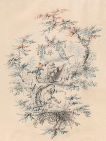 Jean Pillement - Chinoiserie Fantasy with Skaters | Жан-Батист Пильман Jean Pillement - Chinoiserie Fantasy with Skaters | Жан-Батист Пильман