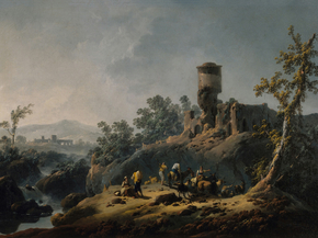 Jean Pillement - Landscape with Ruin | Жан-Батист Пильман Jean Pillement - Landscape with Ruin | Жан-Батист Пильман