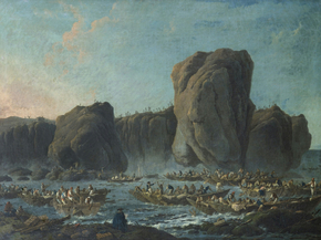 Jean Pillement - Salvage Operation of the San Pedro de Alcantra | Жан-Батист Пильман