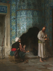 Jean-Leon Gerome - A Chat by the Fireside | Жан-Леон Жером