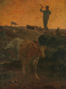 Jean-Francois Millet - Calling the Cows Home | Жан-Франсуа Милле