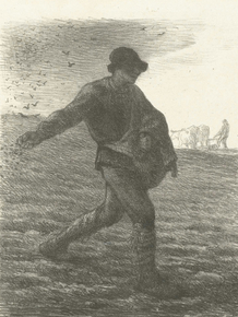 Jean-Francois Millet - De Zaaier | Жан-Франсуа Милле