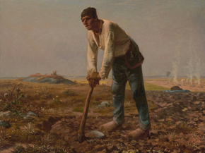 Jean-Francois Millet - Man with a Hoe | Жан-Франсуа Милле