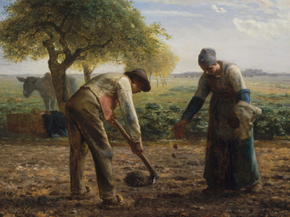 Jean-Francois Millet - Potato Planters | Жан-Франсуа Милле