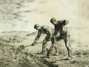 Jean-Francois Millet - The Diggers | Жан-Франсуа Милле