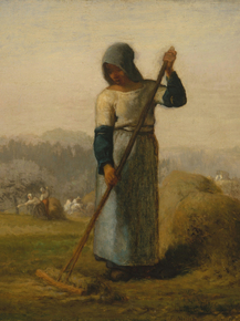 Jean-Francois Millet - Woman with a Rake | Жан-Франсуа Милле