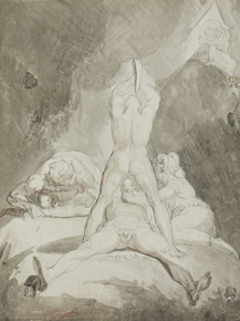 Johann Heinrich Fusely - Hephaestus, Bia and Prometheus | Иоганн Генрих Фюсли