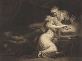 Johann Heinrich Fusely - Lear and Cordelia | Иоганн Генрих Фюсли