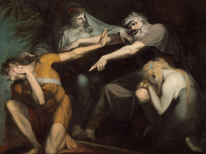 Johann Heinrich Fusely - Oedipus Cursing His Son, Polynices | Иоганн Генрих Фюсли