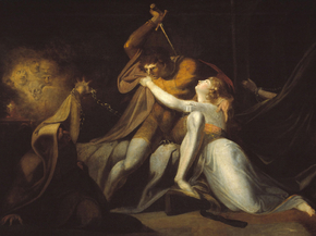 Johann Heinrich Fusely - Percival Delivering Belisane | Иоганн Генрих Фюсли