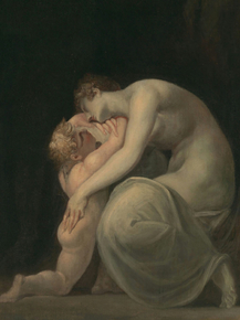 Johann Heinrich Fusely - Tekemessa and Eurysakes | Иоганн Генрих Фюсли