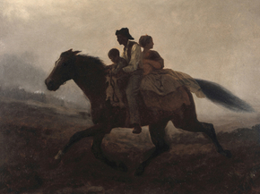 Eastman Johnson - A Ride for Liberty. The Fugitive Slaves | Истмен Джонсон