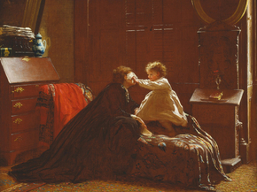 Eastman Johnson - Bo-Peep | Истмен Джонсон