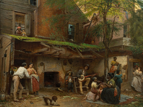 Eastman Johnson - Negro Life at the South | Истмен Джонсон
