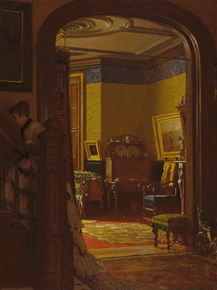 Eastman Johnson - Not at Home | Истмен Джонсон