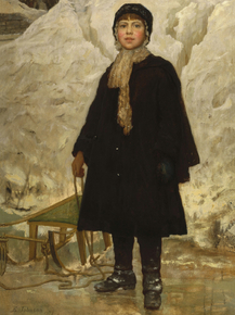 Eastman Johnson - Portrait of a Child | Истмен Джонсон