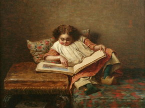 Eastman Johnson - The Art Lover | Истмен Джонсон