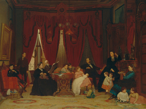 Eastman Johnson - The Hatch Family | Истмен Джонсон