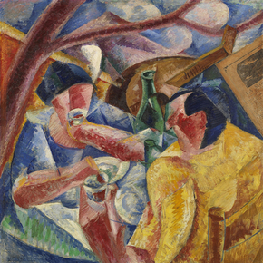 Umberto Boccioni - Sotto il pergolato a Napoli | Умберто Боччони