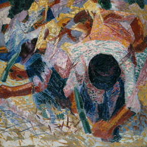 Umberto Boccioni - The Street Pavers | Умберто Боччони