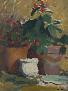 Albert Marquet | Альбер Марке - Горшки с геранью