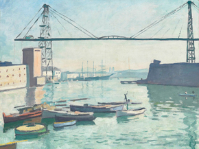 Albert Marquet | Альбер Марке - Строительство моста в Марселе