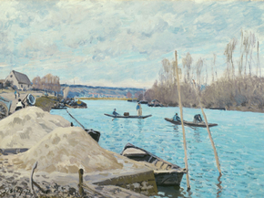 Alfred Sisley - La Senna a Port Marly | Альфред Сислей