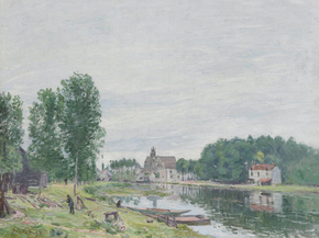 Alfred Sisley | Альфред Сислей - Верфь Матра