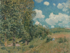 Alfred Sisley | Альфред Сислей - Дорога из Версаля в Сен-Жермен