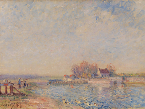 Alfred Sisley | Альфред Сислей - Канал Маммес Сен-Луан