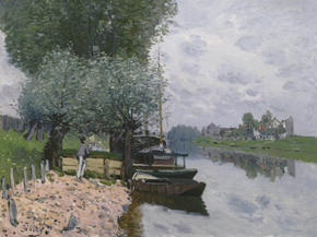 Alfred Sisley | Альфред Сислей - Сена в Буживале