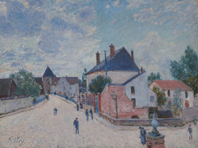 Alfred Sisley | Альфред Сислей - Улица в Море