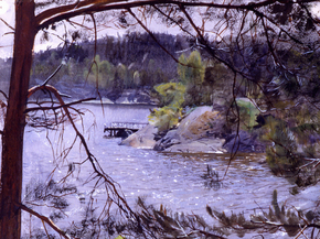 Anders Zorn | Андерс Цорн - Кырквикен, Лидинго