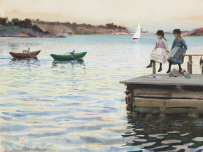 Anders Zorn | Андерс Цорн - Лодочная гонка