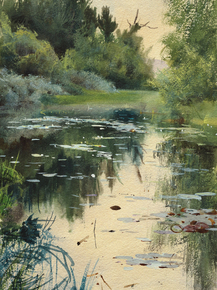 Anders Zorn | Андерс Цорн - Пейзаж в Муре