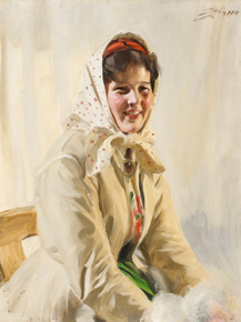 Anders Zorn | Андерс Цорн - Улыбающаяся Эмма Anders Zorn | Андерс Цорн - Улыбающаяся Эмма