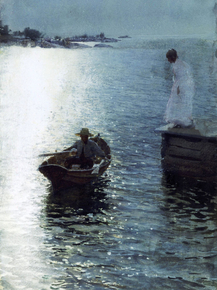 Anders Zorn | Андерс Цорн - Этюд к картине Летние забавы Anders Zorn | Андерс Цорн - Этюд к картине Летние забавы