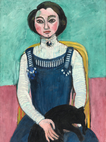 Henri Matisse - Marguerite au chat noir, 1910 | Анри Матисс Henri Matisse - Marguerite au chat noir, 1910 | Анри Матисс