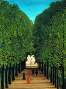 Henri Rousseau - The Avenue in the Park at Saint Cloud | Анри Руссо
