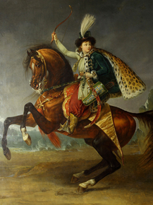 Antoine-Jean Gros - Equestrian portrait of prince Boris Yusupov | Антуан Жан Гро