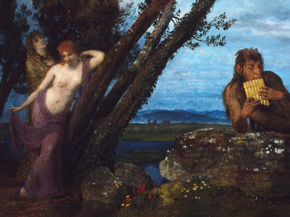 Arnold Bocklin - Spring Evening | Арнольд Бёклин
