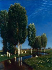 Arnold Bocklin - Summer Day | Арнольд Бёклин