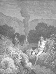 Gustave Dore - 004. Cain and Abel Offer Their Sacrifices | Гюстав Доре