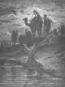 Gustave Dore - 023. Jacob Prays for Protection | Гюстав Доре