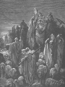 Gustave Dore - 029. Jacob Goes to Egypt | Гюстав Доре