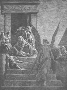 Gustave Dore - 035. The Firstborn of the Egyptians Are Slain | Гюстав Доре