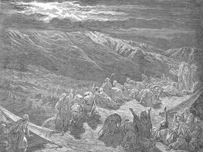 Gustave Dore - 038. The Giving of the Law on Mount Sinai | Гюстав Доре